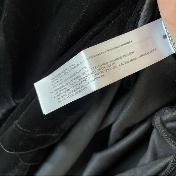 B.O.G. Collective GIRL CRUSH BLACK VELVET MIDI DRESS| Small NWT‎ - Picture 9 of 14